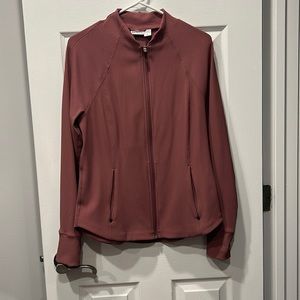 Athleta size L blush colored sip-up jacket